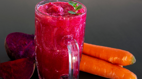 Have a pre-breakfast shot of raw beetroot-carrot juice (100 ml only)