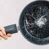 Scratched or chipped non-stick pans