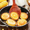 Thursday: Corn & Suji Mini Pancakes