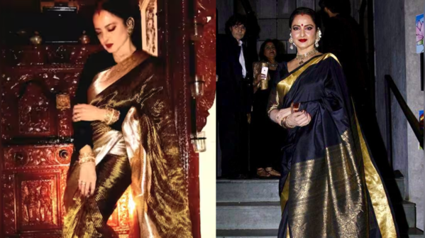 Signature styling in black and gold