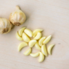 Sliced garlic is gentler but still bold