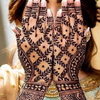 The jaali mehendi design