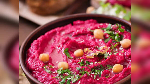 Beetroot Hummus or Dip
