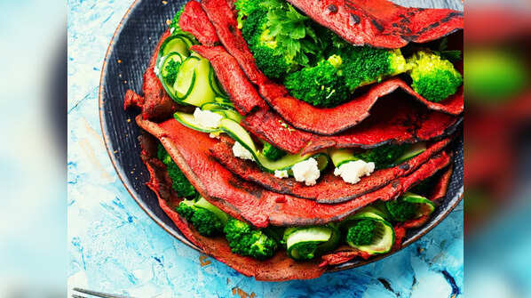 Beetroot Pancakes or Cheelas