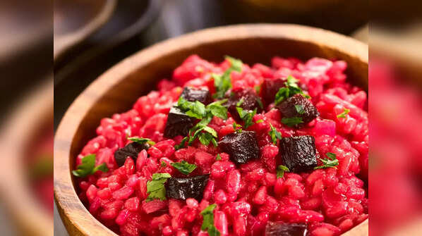 Beetroot Rice or Pulao