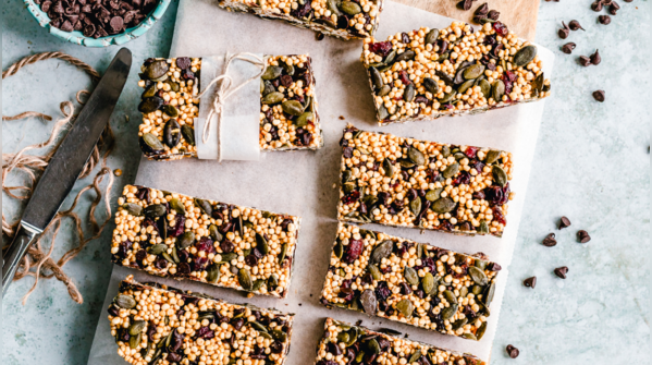 Chocolate almond crunch bars