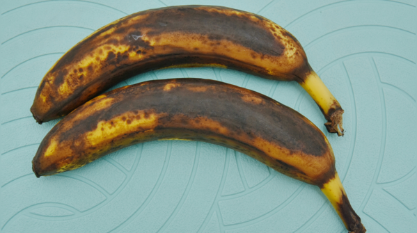 Overripe bananas