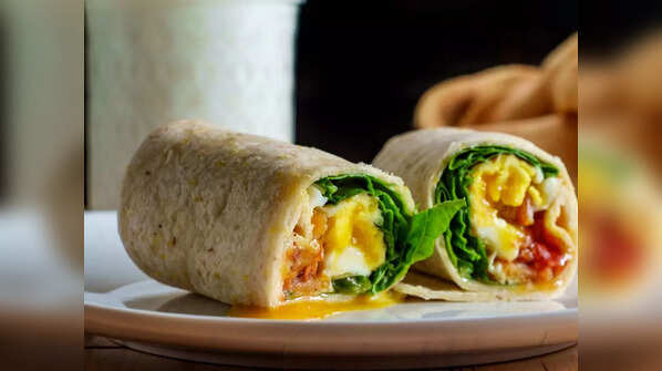 Egg and Veggie Breakfast Wrap
