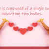 Ancient Greek philosopher, Aristotle defines love as, “Love is composed of a single soul inhabiting two bodies.”