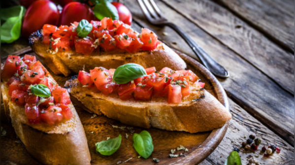 Bruschetta (Correct: broo-skeh-tah)
