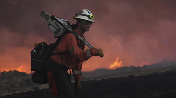Dry weather, rugged terrain fanning the flames