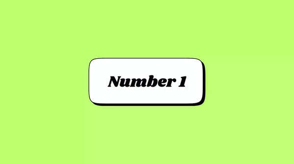 Number 1: