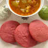 Beetroot Idli