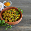 Sweet potato and methi sabzi