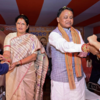 Students celebrate with Odisha leaders