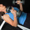 Dumbbell chest press