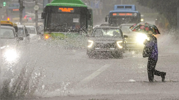 Rain increased humidity in the region