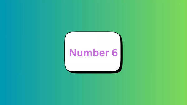 Number 6
