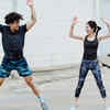 Low impact jumping jacks 