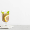 Chia water with a citrus twist