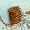 Crispy chia crackers