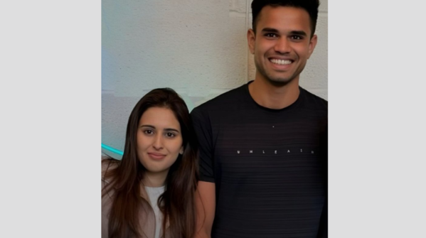 Arjun Tendulkar and Saaniya Chandok