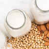 Soybeans and almonds