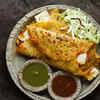  Moong Dal Cheela with Mint Chutney