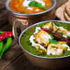 Palak Tofu Curry with Multigrain Roti