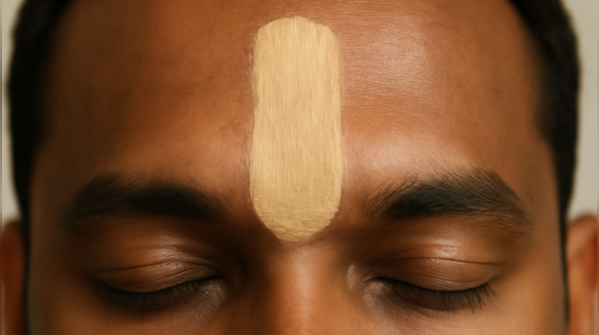Sandalwood tilak