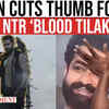 Article image for: Jr NTR fans go extreme: blood-tilak, firecrackers in 'War 2' release mania