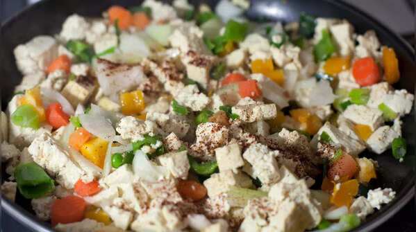 Tofu Scramble + Sauteed Veggies