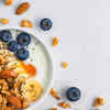 Greek yogurt + berries + chia seeds