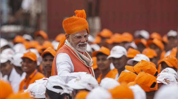 PM Narendra Modi meets students after speech