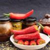 Stuffed chillies, all flavour