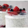 Greek Yogurt+berries+chia seeds