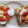 Boiled eggs+avocado+sprouted grain toasts