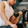 Seated bicep curls