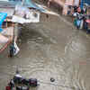 Mumbai Rains Furry: Waterlogging occurred on the road outside Dombivli railway station.