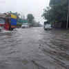 Waterlogging on Sanpada–APMC Market Road in Navi Mumbai