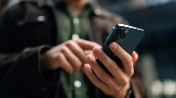 Excusing yourself before checking the phone