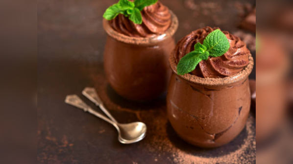 Paneer cocoa mousse (140 calories a cup)