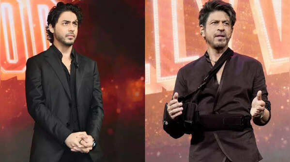 Khan men turn heads in coordinated black for Aryan’s big debut