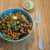 Spicy chana stir-fry