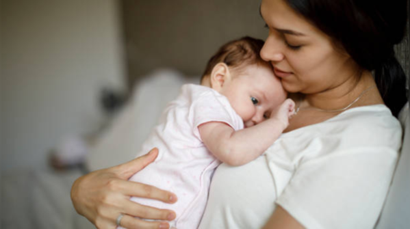 When can a mother start breastfeeding after a C-Section?