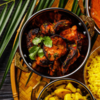 Curry leaves chicken fry