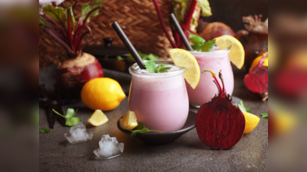 Beetroot lemon fizz