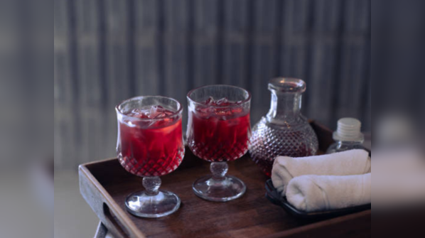 Beetroot rum punch