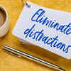 Cut down on distractions