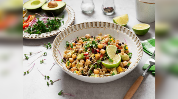 Chickpea and avocado salad